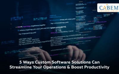 5 Ways Custom Software Solutions Can Streamline Your Operations & Boost Productivity